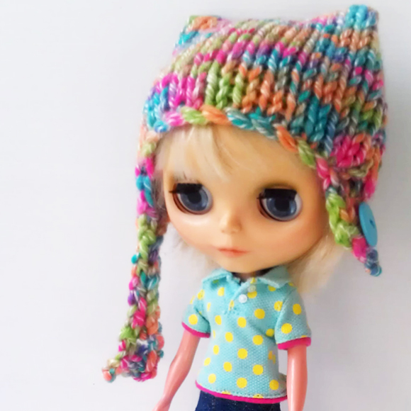 Tutti frutti hat for Blythe