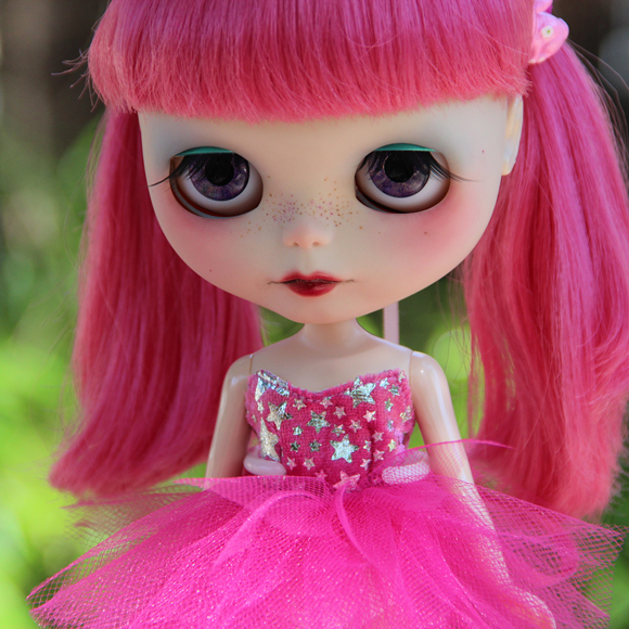 Lucky Star bright tutu set for Blythe dolls